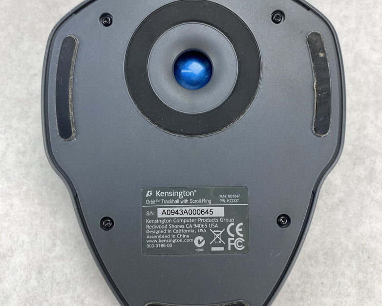 Kensington M01047 Orbit Trackball With Scroll Ring - Tested