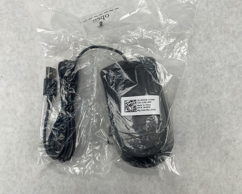 Dell Optical Mouse MS116T1 CN-065K5F Black USB Scroll Wheel Lot of 10