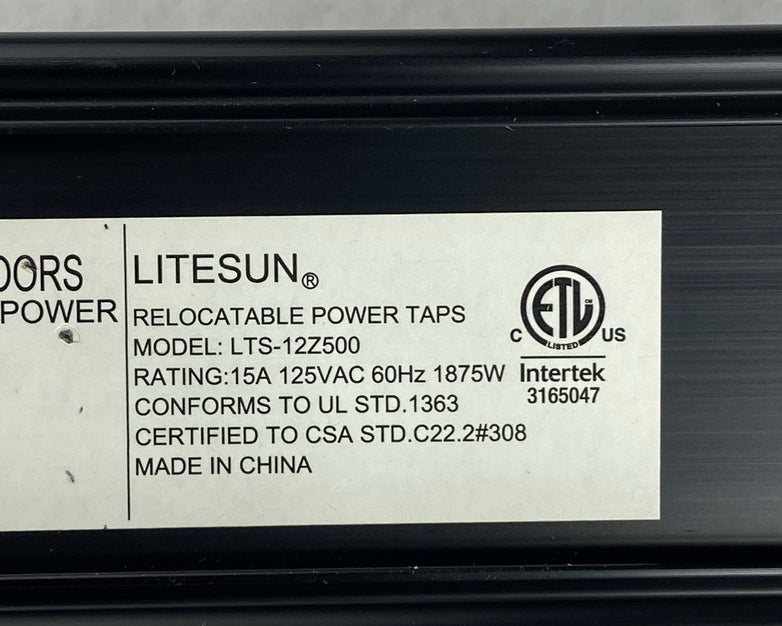 CRST LTS-12Z500 12 Outlet Power Strip