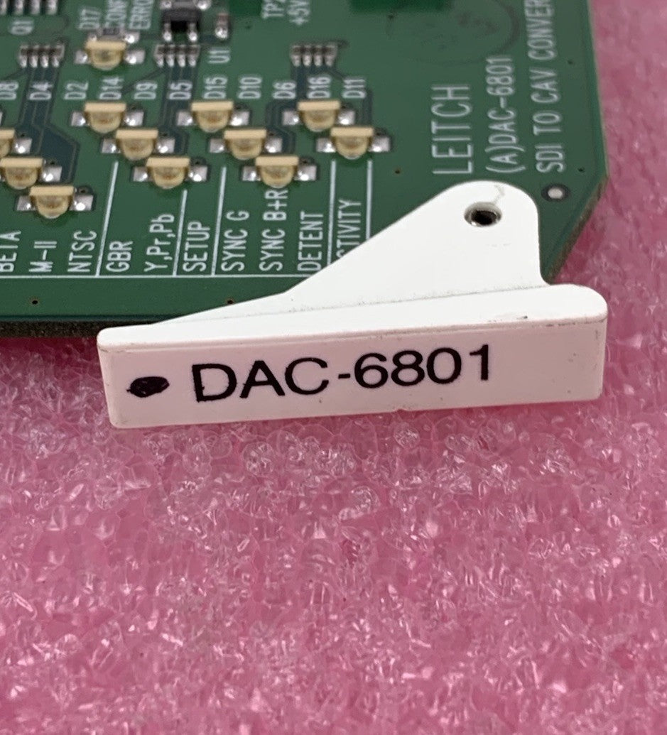 Leitch (A)DAC-6801 SDI To CAV Converter5