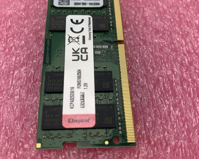 Kingston 16GB DDR4 PC4-25600 Notebook RAM 432SD8/16