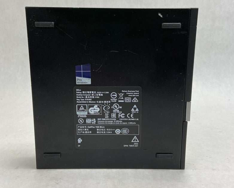 Dell Optiplex 7050 Micro Intel Core i5-6500T 2.5GHz 8GB RAM No HDDOSAC