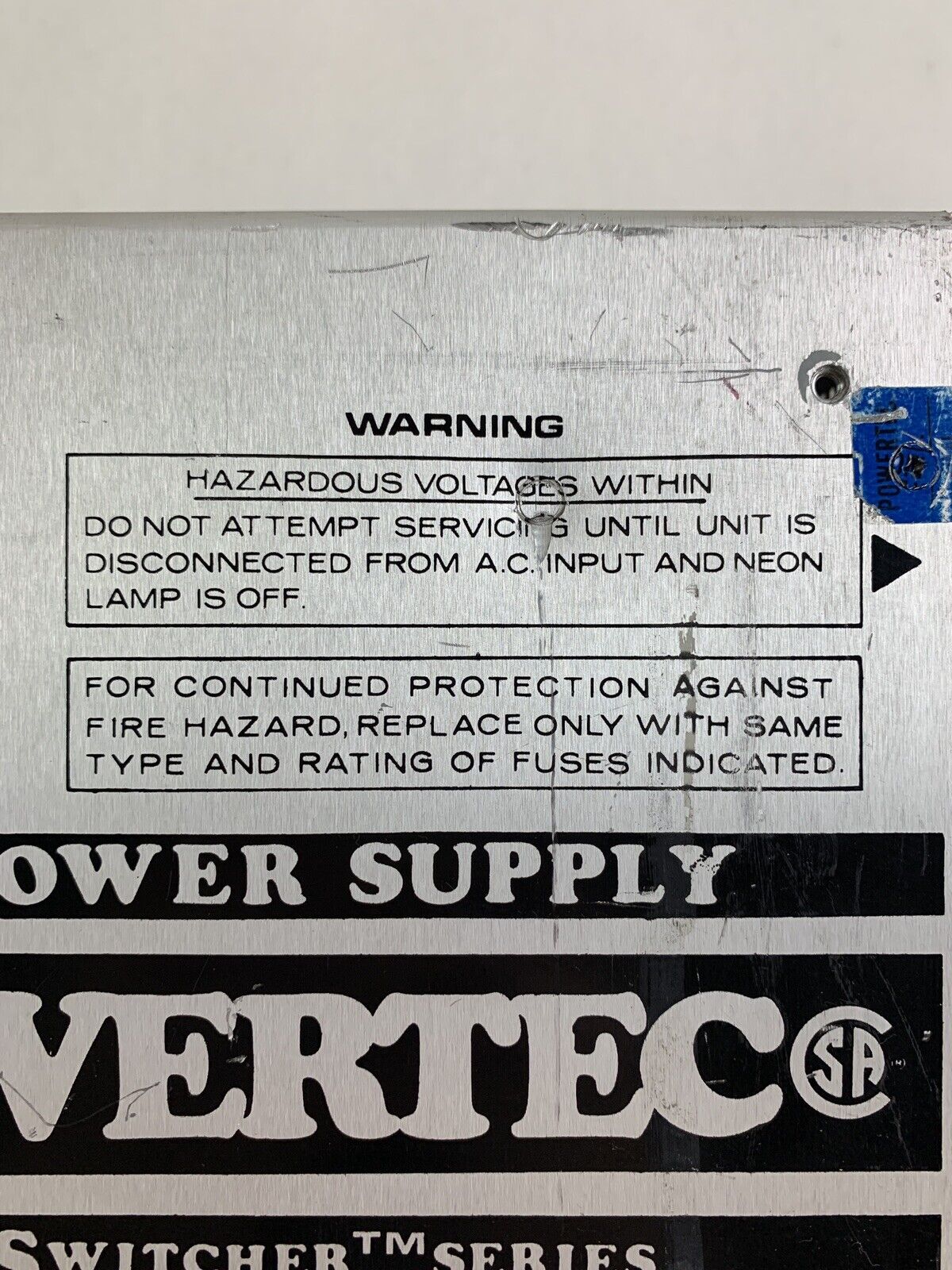 PowerTec DC Power Supply 115/230VAC 47-63Hz 1000W Max9N5-120-17A Untested