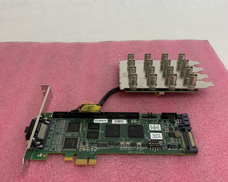 STRETCH VRC7016LX 16 Channel PCIe DVR Card w/ADVANTECH DVA-886 REV. A1