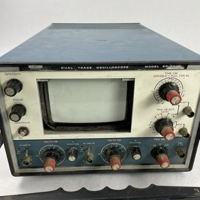 Heathkit Dual Trac Oscilloscope Model IO-4510 Untested