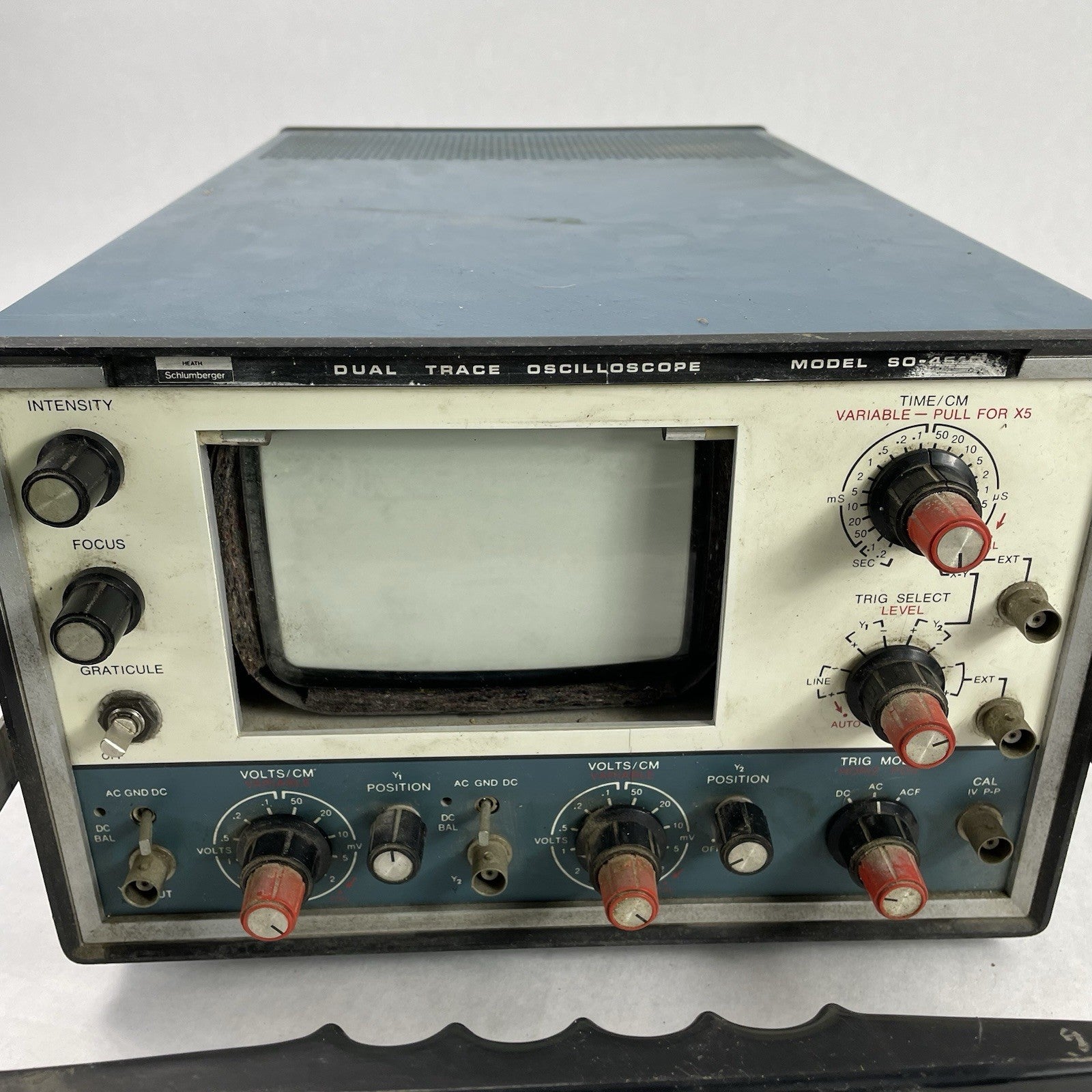 Heathkit Dual Trac Oscilloscope Model IO-4510 Untested