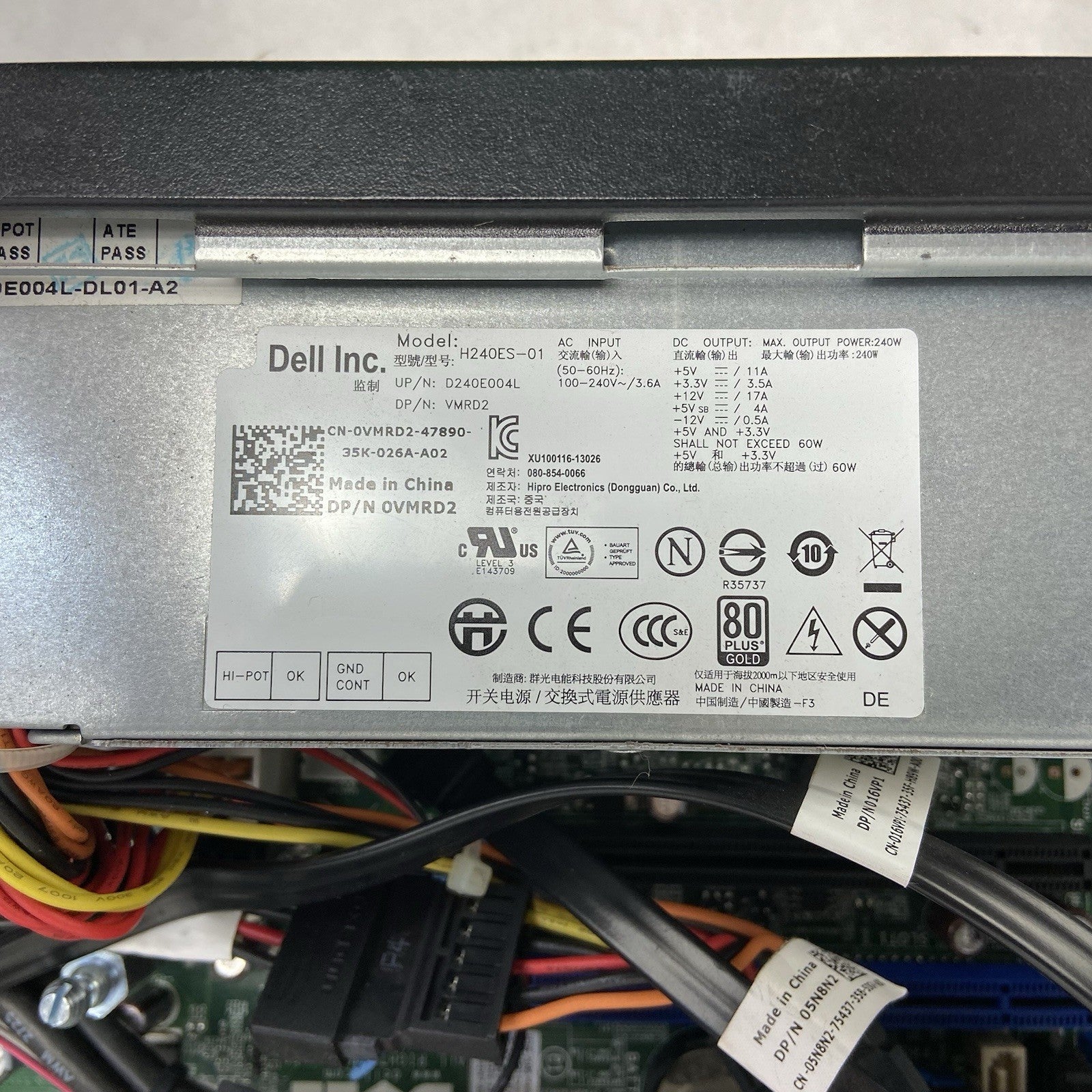 Dell Optiplex 7010 SFF Intel Core i5-3475s 2.9GHz 4GB RAM No HDD No OS10