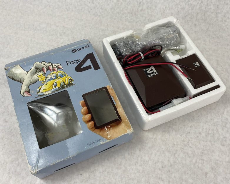 Optex WG-5 Page 4 Vehicle Alarm System