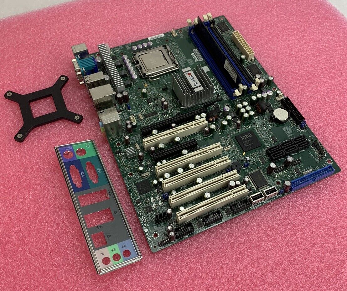 SuperMicro C25BC-Q Motherboard Intel Core 2 Quad 3GHz 512MB RAM w/Shield