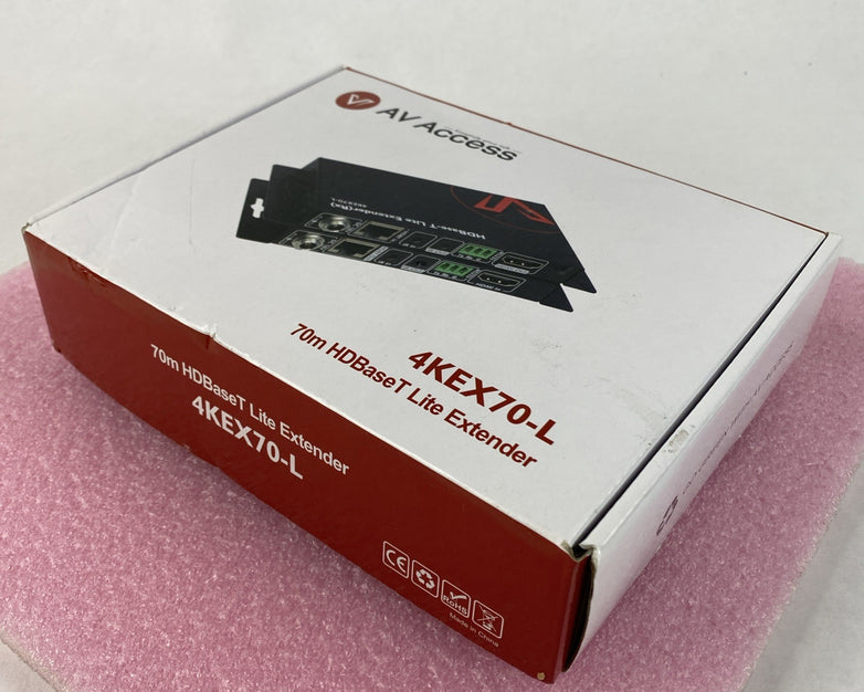 AV Access 4KEX70-L 70m HDBaseT Lite Extender Tested