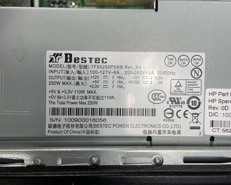 HP Pro 3000 SFF Intel Pentium Dual-Core E6700 3.2GHz 2GB RAM No HDD No OS