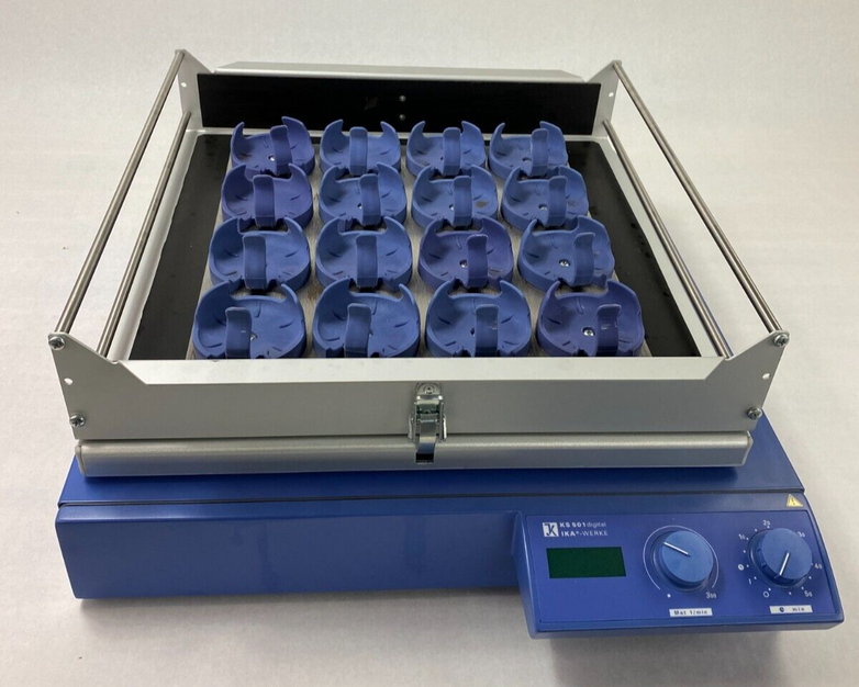 IKA KS 501 D S1 Digital Orbital Shaker Powers On