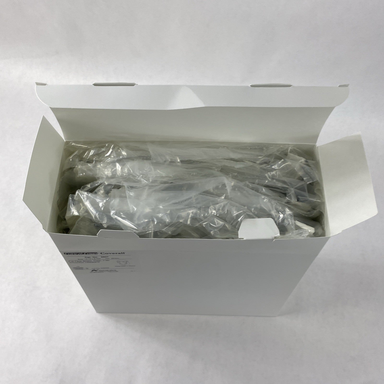 Alpha Protech Critical Cover Coverall 2807 Full Face Shields Clear - Case of 1007