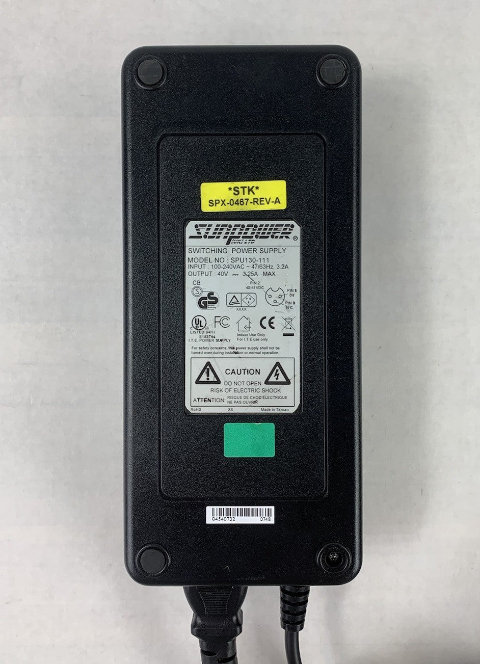 Sunpower SPU130-111 48V 2.7A 3-Pin Connector AC Adapter Switching Power Supply