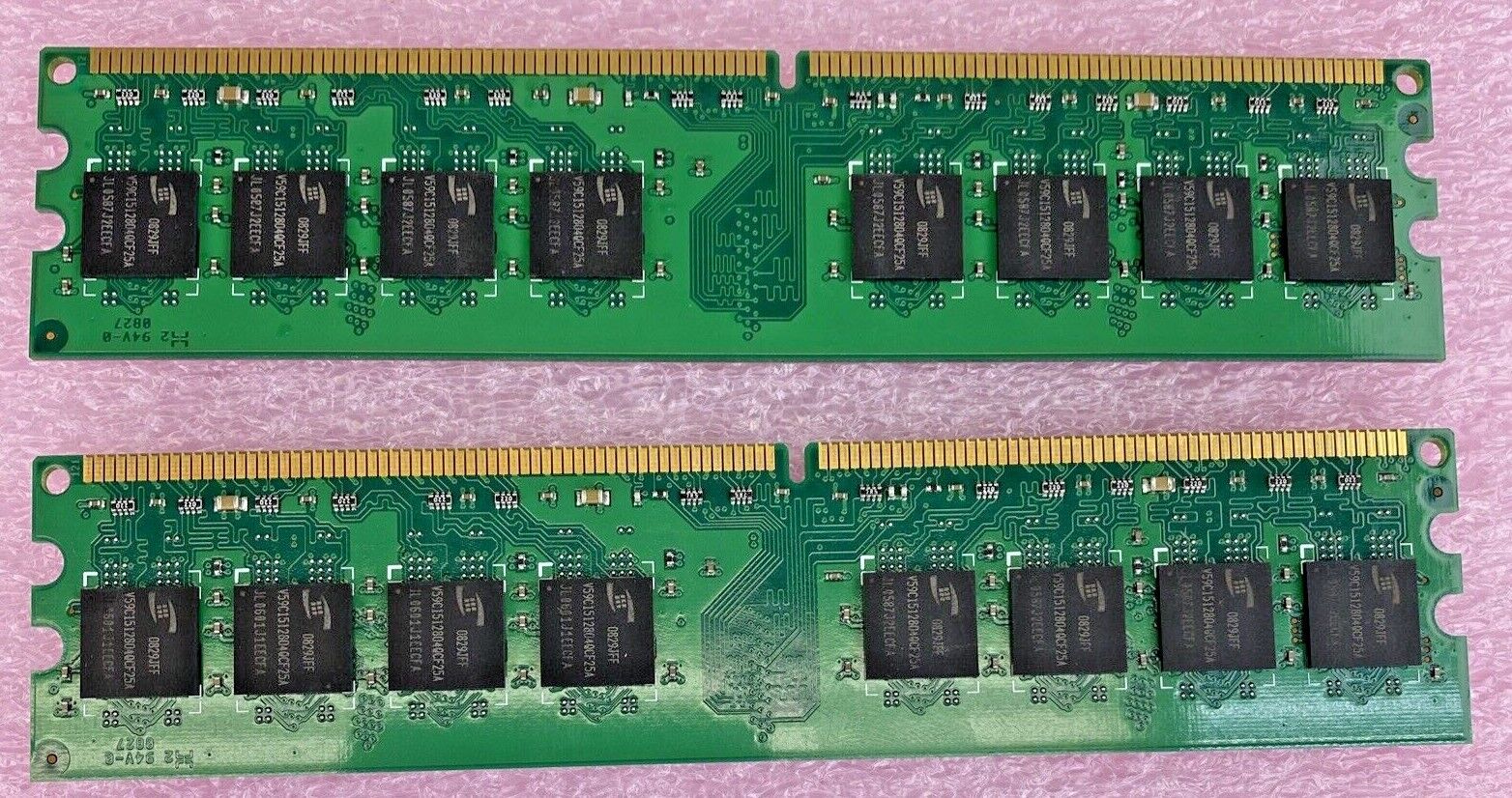 4x 1GB ProMOS V916765K24QCFW-G6 2Rx8 DDR2 800MHz CL6 PC2-6400U-66-12-E0