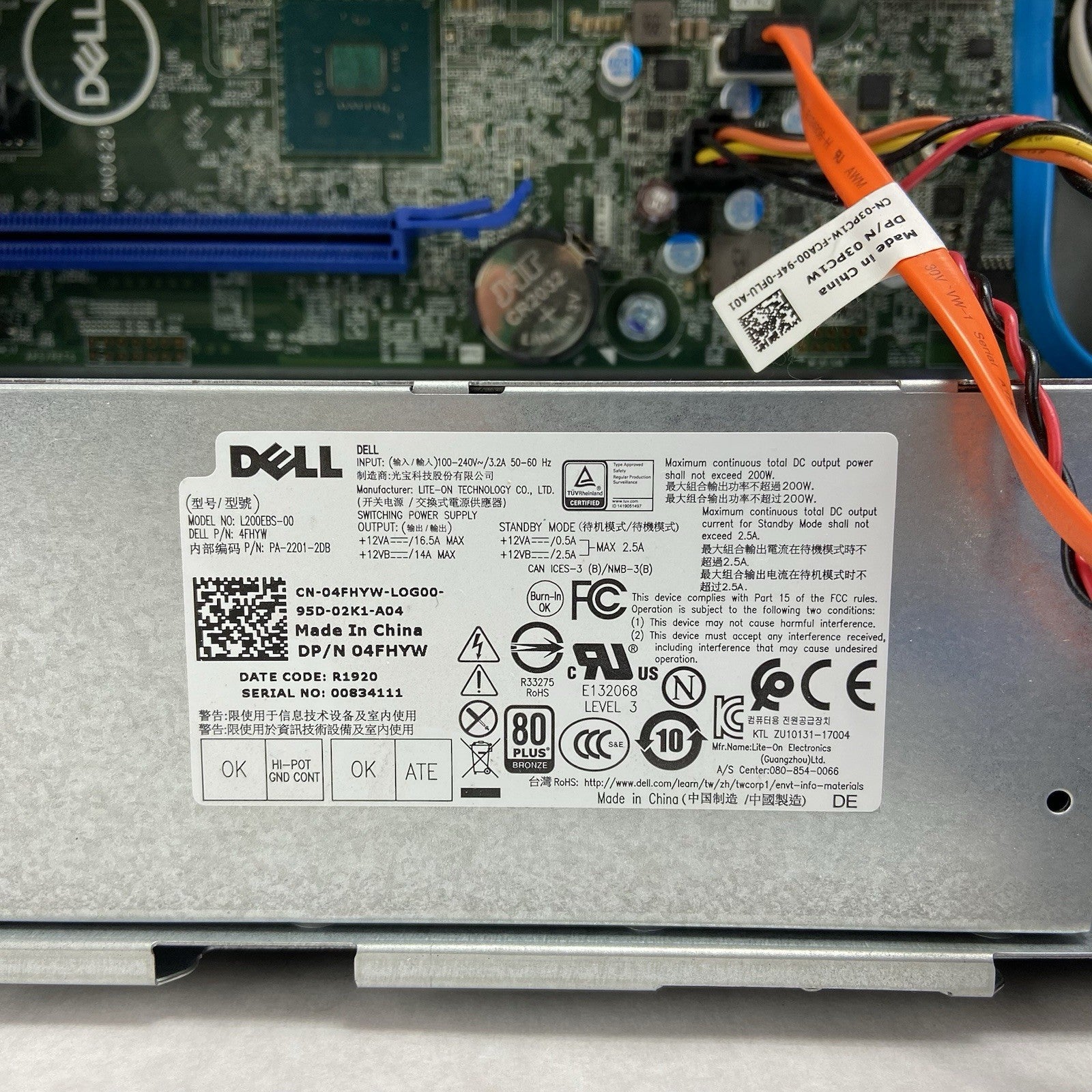 Dell Optiplex 3060 SFF Intel Core i5-8500 3GHz 8GB RAM No HDD No OS9