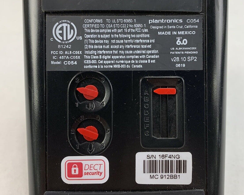 Plantronics C054 Charging Base Only (Lot of 3)