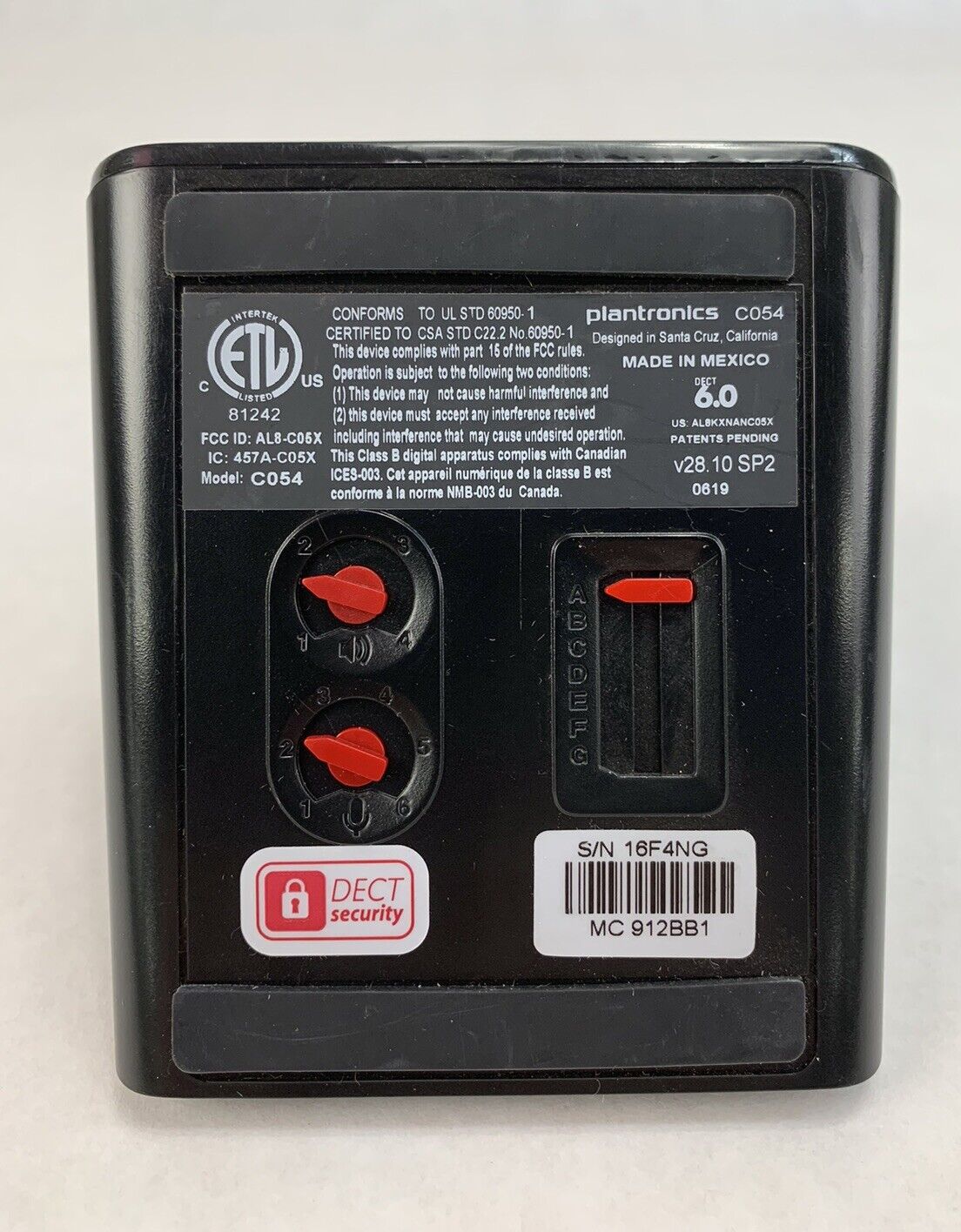 Plantronics C054 Charging Base Only (Lot of 3)