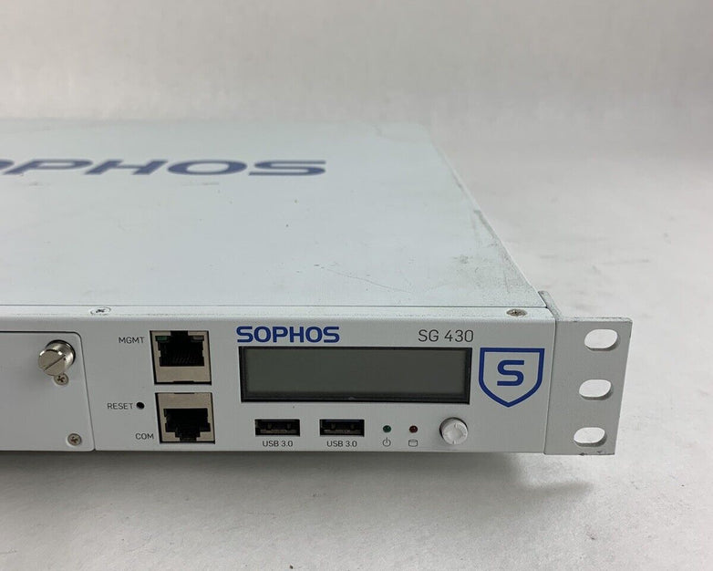 Sophos SG 430 Firewall Security Appliance W/8 GbE Port Module No HDD No OS