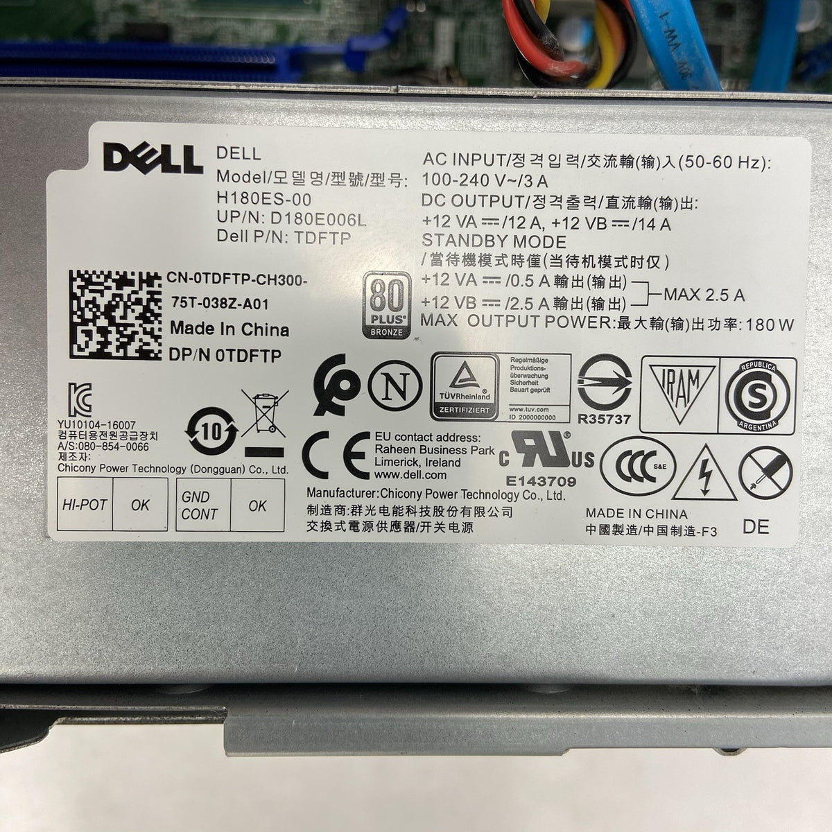 Dell Optiplex 7050 SFF Intel Core i5-7500 3.4GHz 8GB RAM No HDD No OS11