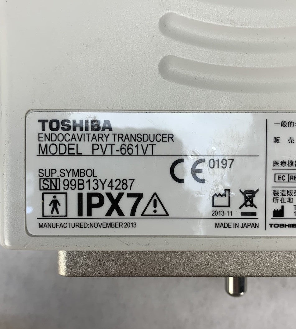Toshiba Medical System PVT-661VT Endocavity Transducer Ultrasound Probe6
