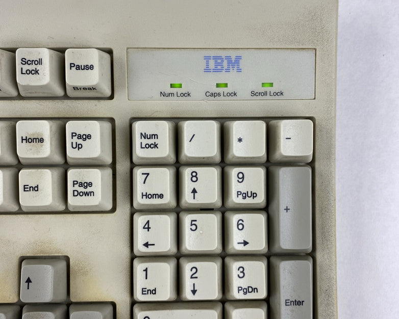 Vintage IBM KB-8923 PS/2 Wired Membrane  Keyboard - Tested