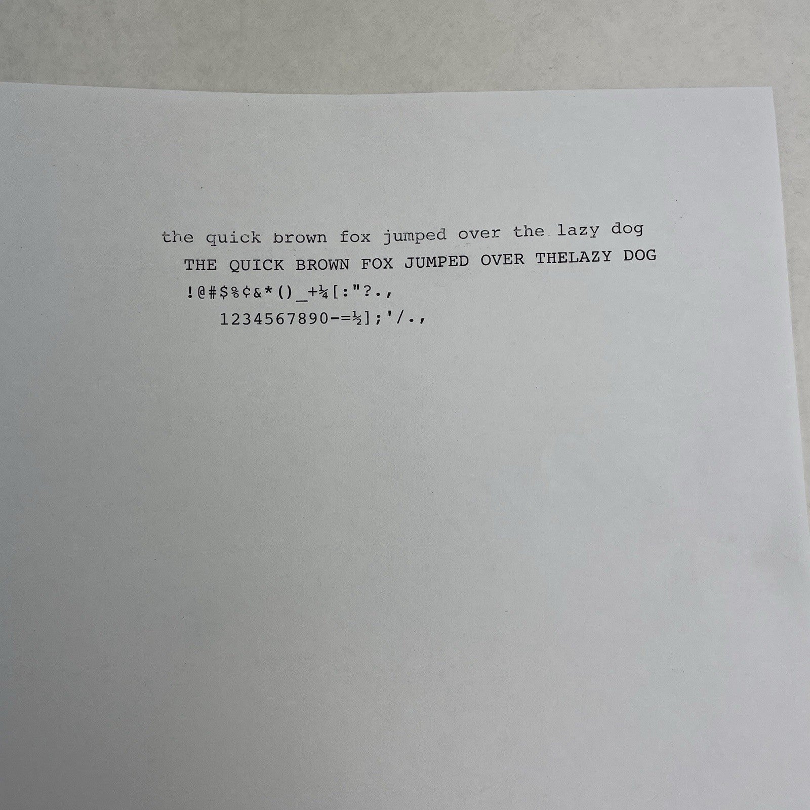 IBM Wheelwriter 3 No Ribbon Tested