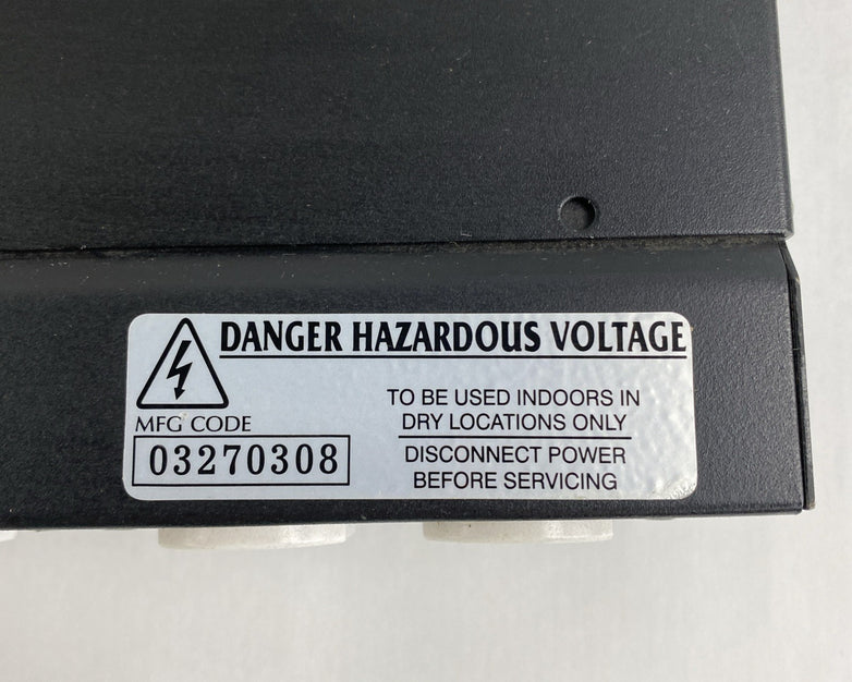 Middle Atlantic PD-920R-NS 20 AMP Power Center 8 Outlet