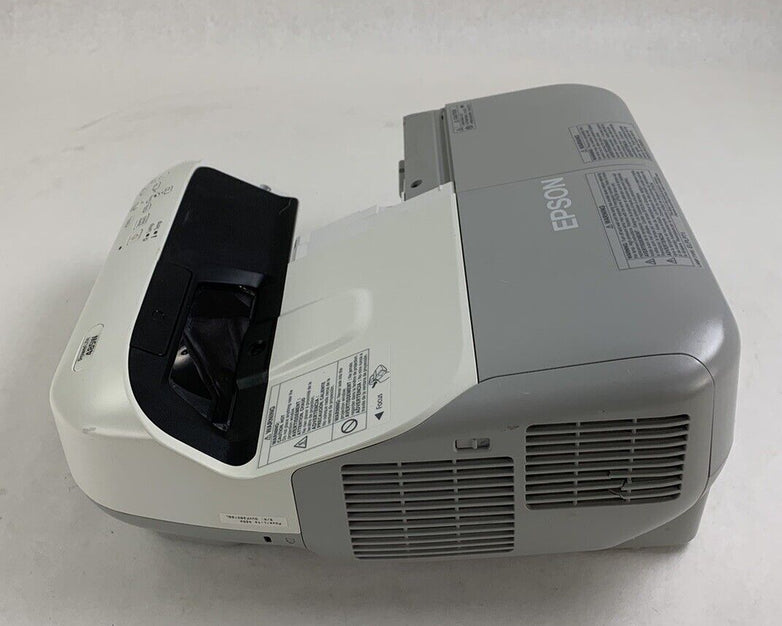 Epson H454A 485W Projector - Tested and Missing Port Cover
