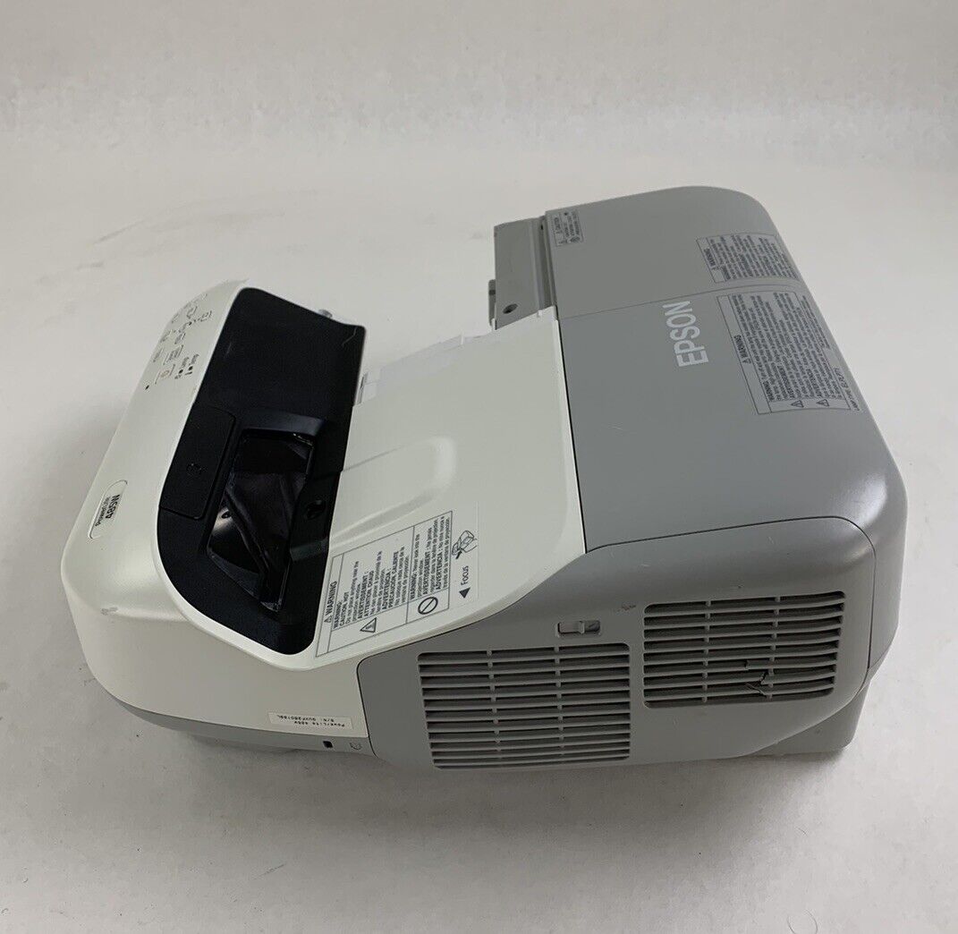 Epson H454A 485W Projector - Tested and Missing Port Cover