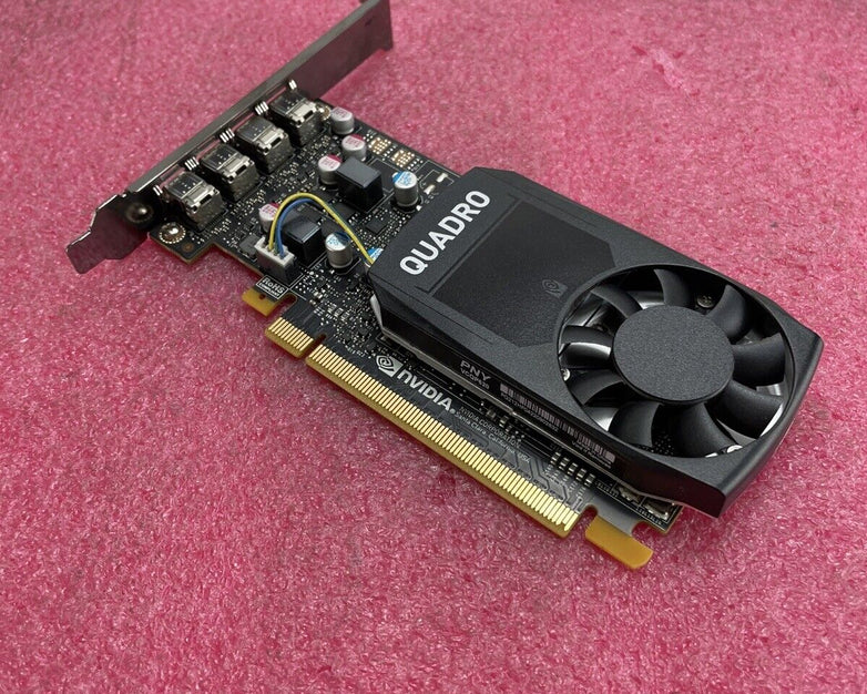 NVIDIA QUADRO P620 2GB GDDR5 PCIE Graphics Card 4x Mini DisplayPort