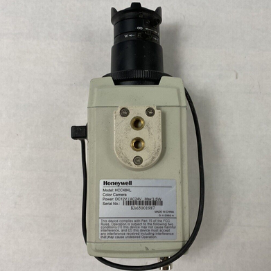 Honeywell HCC484L CCTV Color Camera 1/3" 1.8-3.6mm Lens For Parts or Repair