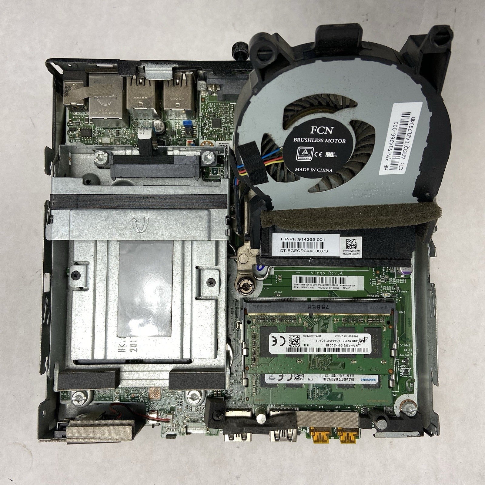 HP ProDesk 400 G3 Micro Intel Core i3-7100T 3.4GHz 8GB RAM No HDD\OS\AC7