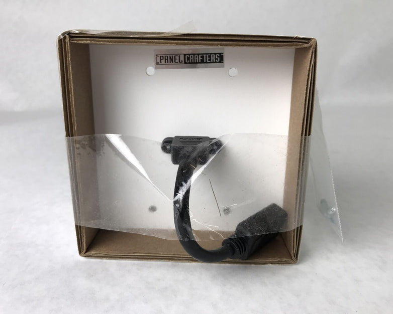 Panel Crafters 1-Gang HDMI Wall Plate S66227-WQ555720 Lot of (2)