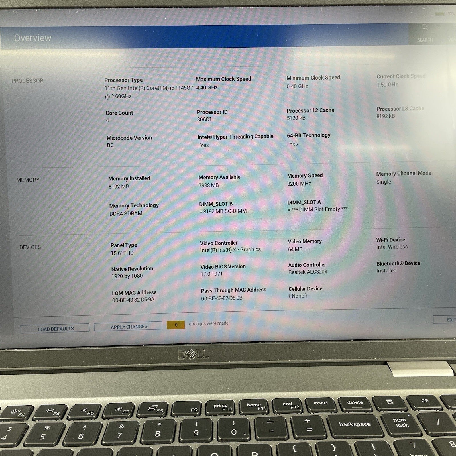 Dell Latitude 5520 15.6" i5-1145G7 2.6GHz 8GB RAM No SSD/OS/AC - Scratched Paint3