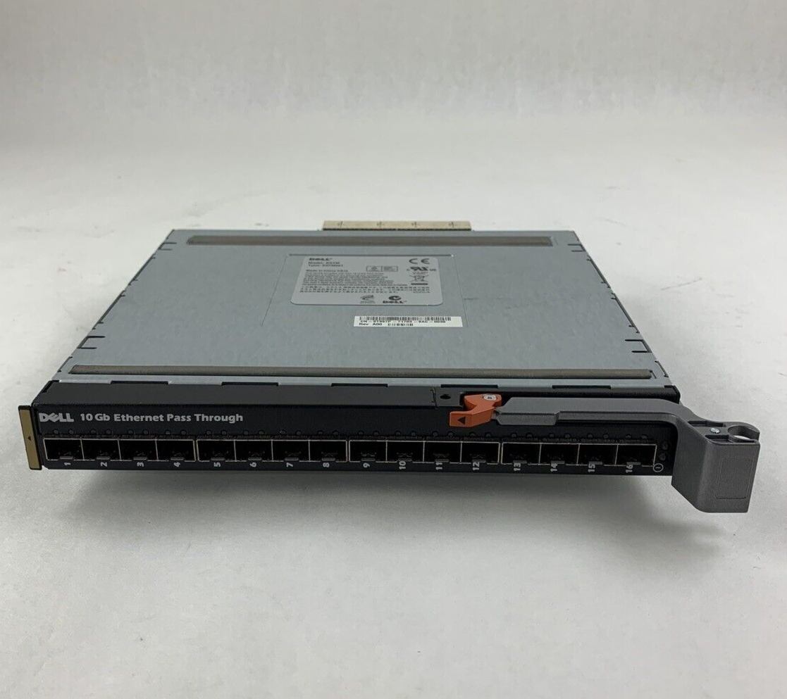 Dell T997P E07M 16 Port 10GB Ethernet Pass Through Module for M1000E