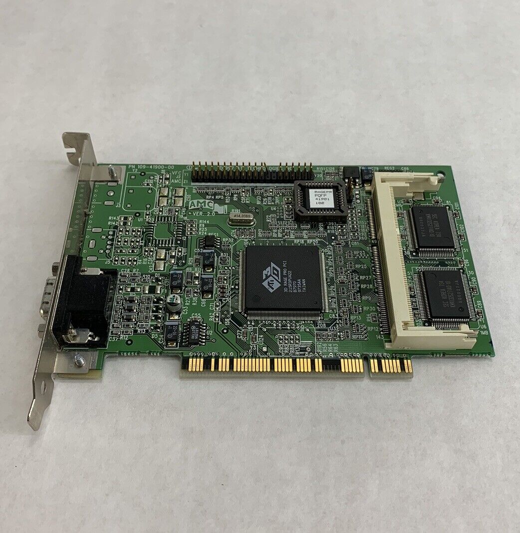 ATI 109-41900-00 GPU VGA W/ Memory Module Slot