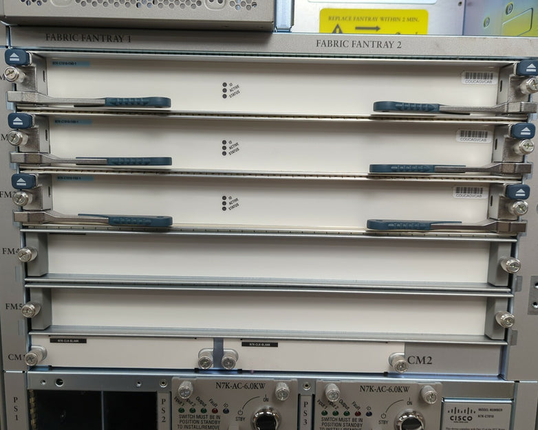 Pair of Cisco Nexus 7000 N7K-C7010 10-Slot Switch Chassis No Modules No Cables