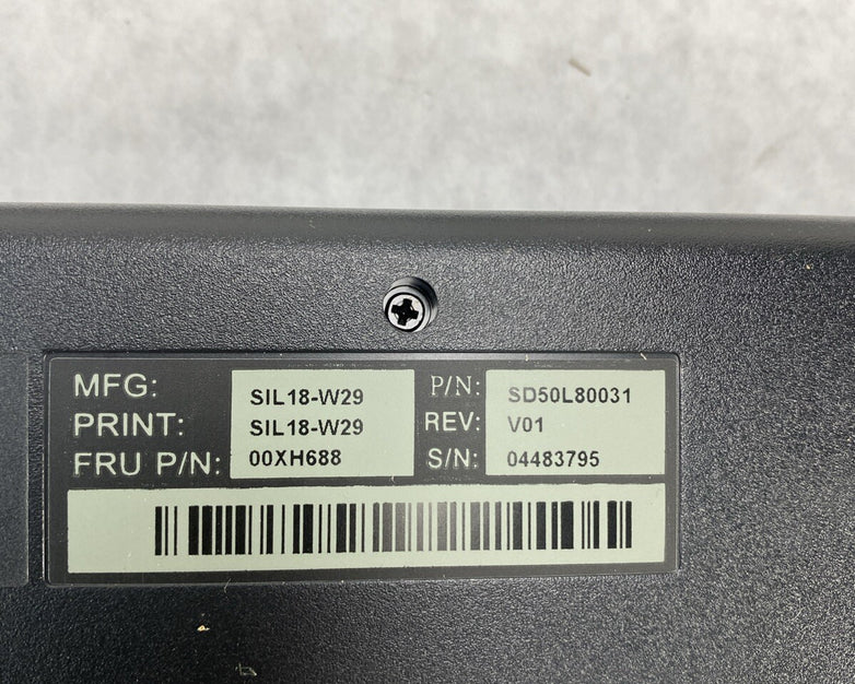 Lot( 5 ) Lenovo SK-8827 Traditional USB Wired Black Keyboards 00XH688 SIL18-W29