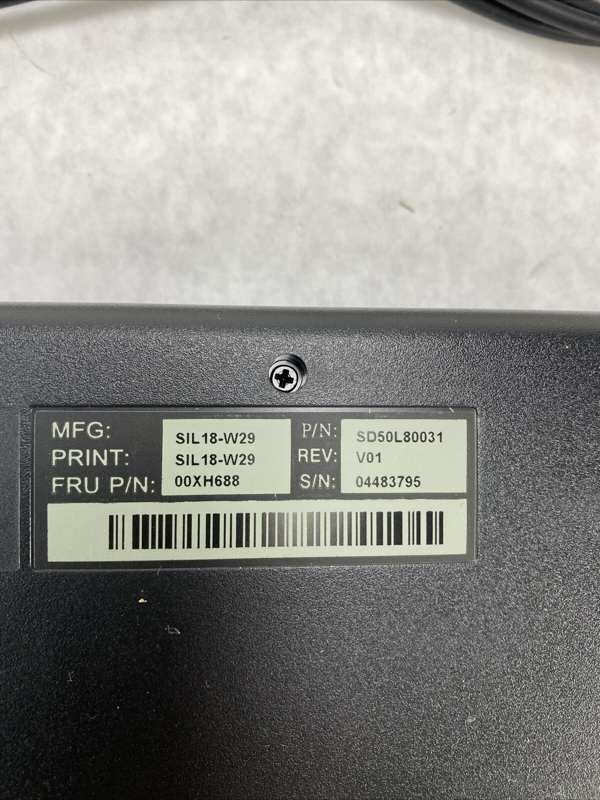 Lot( 5 ) Lenovo SK-8827 Traditional USB Wired Black Keyboards 00XH688 SIL18-W29