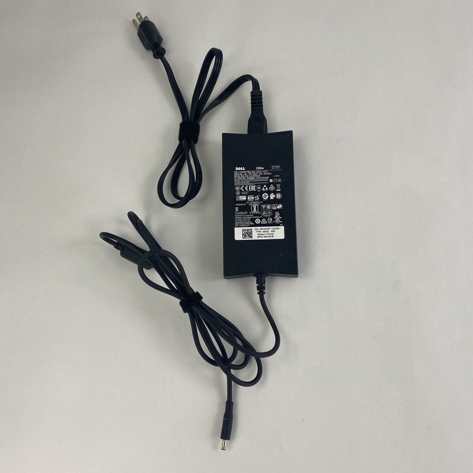 Dell LA130PM121 AC Adapter Small Barrel Lot of 8 Power With Power Cord3