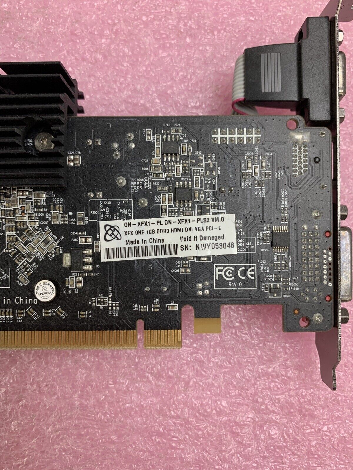 XFX AMD Radeon VPEACEDAR2PS4 1 GB DDR3 PCI-E Video Card