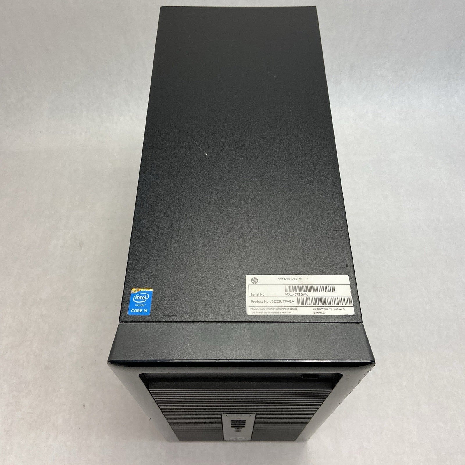 HP ProDesk 400 G1 MT Intel Core i5-4590 3.3GHz 8GB RAM No HDD No OS2