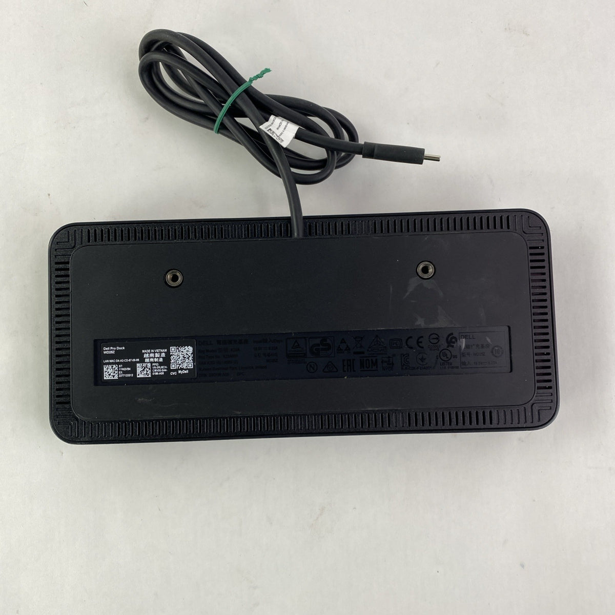 Dell K23A USB-C Docking Station w/ AC Adapter HA180PM18011