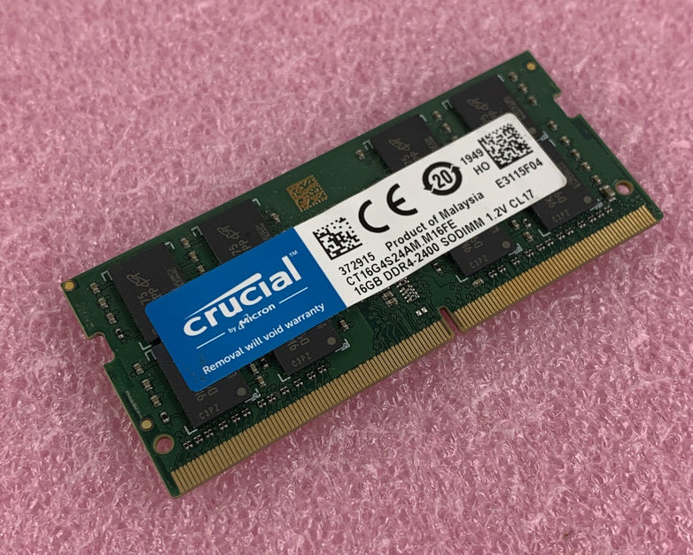 Crucial CT16G4S24AM.M16FE 16 GB DDR4 240MHz PC4-19200 Laptop Memory RAM