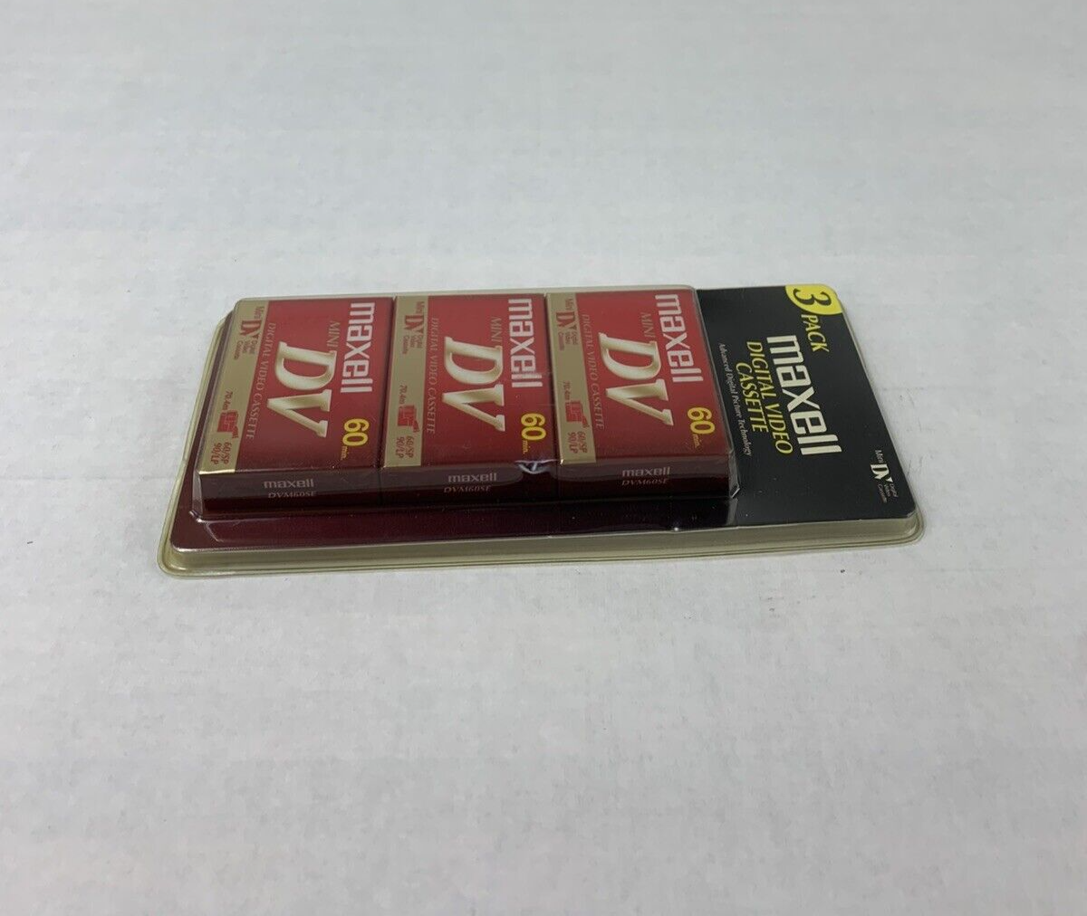 3-Pack Maxwell DVM60SE Digital Video Cassette