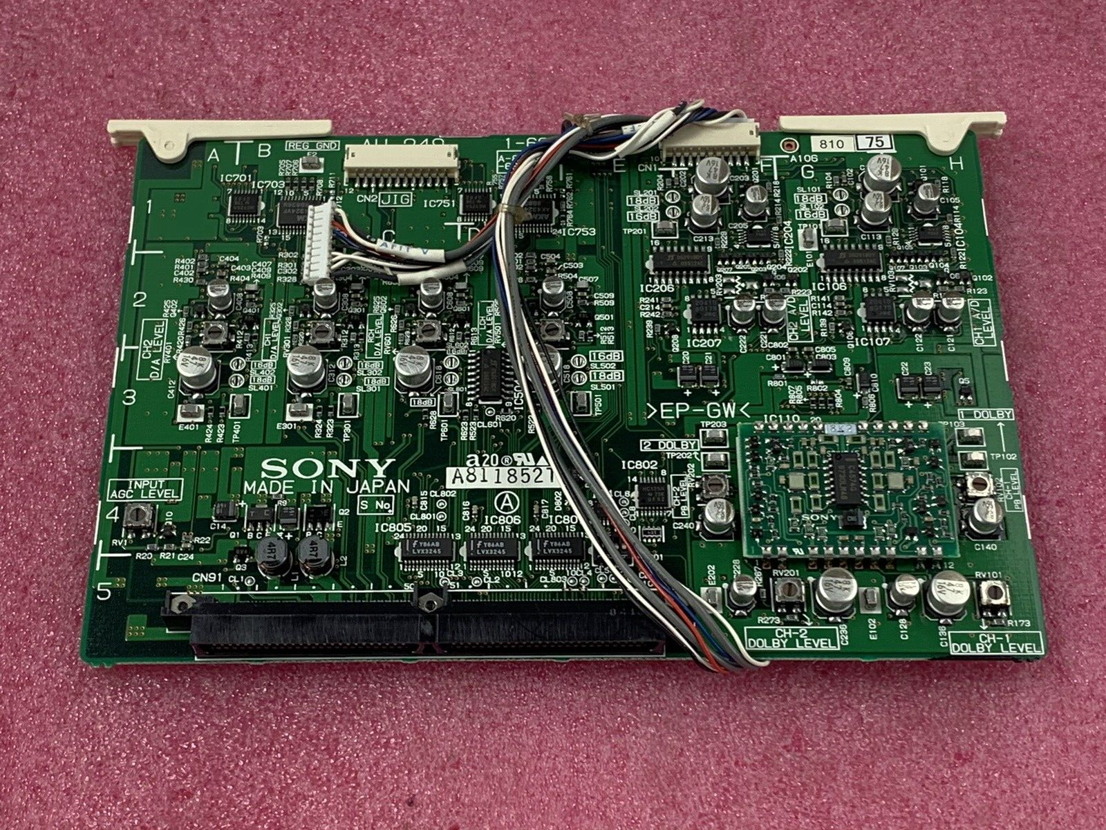 Genuine Sony Circuit Board (Removed from Betacam SX) 1-667-466-13 (A811852T)