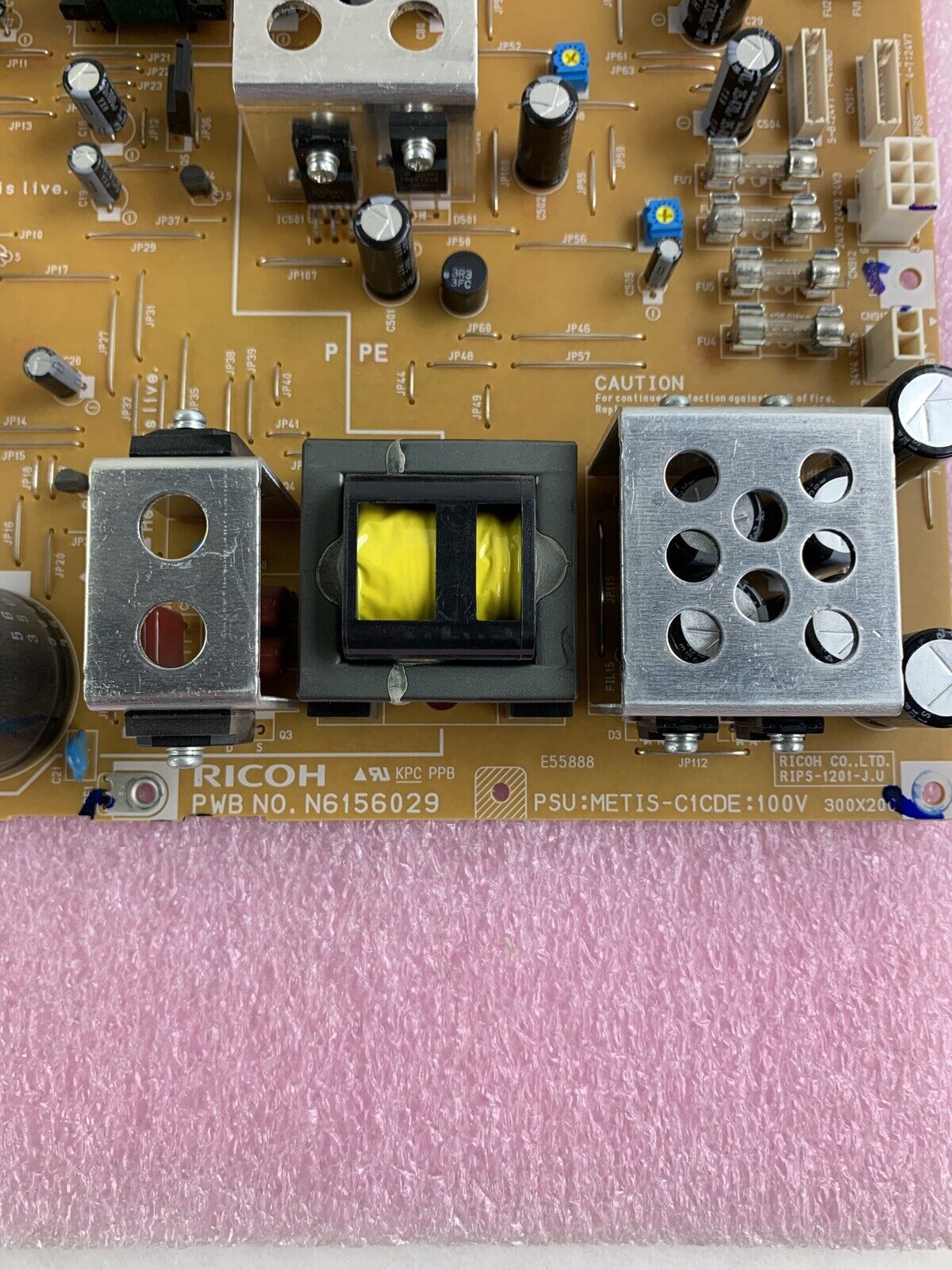 Ricoh N6156029 AZ240222C Power Board Pulled From Ricoh MP C4503 Tested