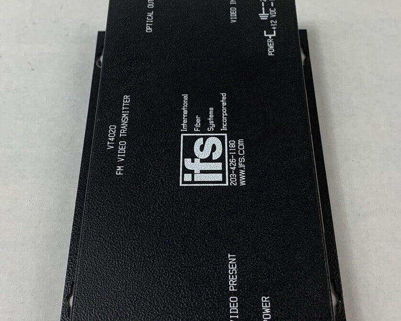 GE IFS Security FM Video Transmitter VT4020 International Fiber Systems