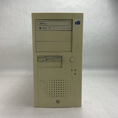 Unbranded Vintage Beige ATX Mid Tower Computer Case No PSU